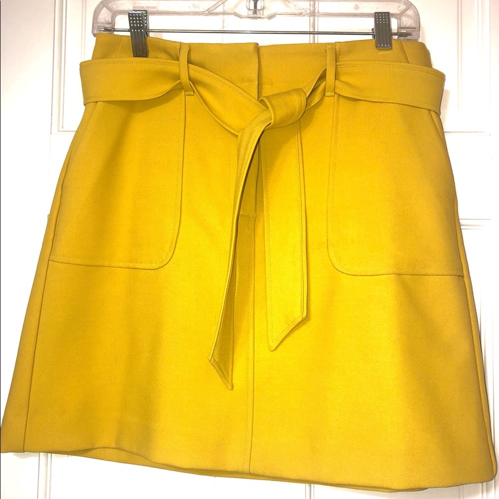 🌼 LOFT Skirt With Tie Belt